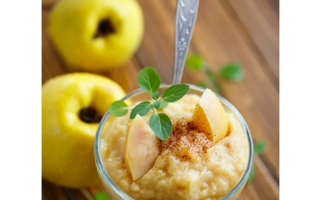 Gut Healing Stewed Apple Puddings with Kefir: